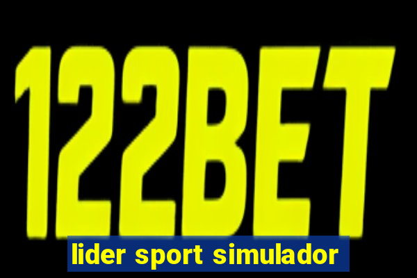 lider sport simulador